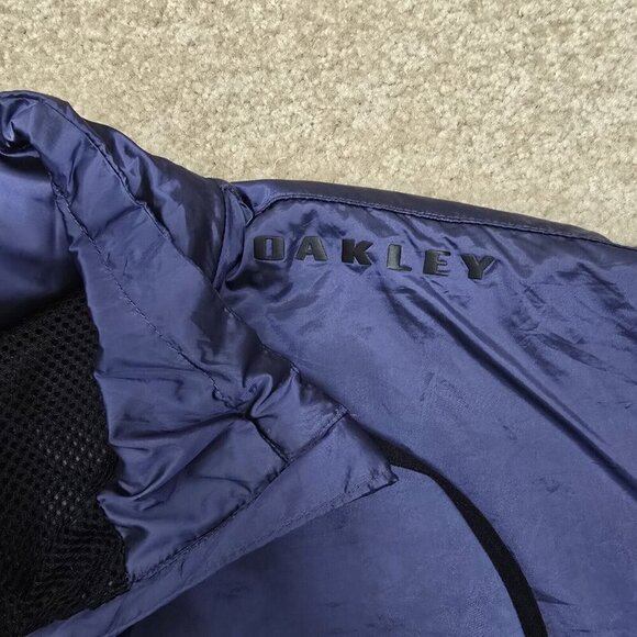 Oakley Women's Luxe Anorak 1/4 Zip Pullover Windbreaker Jacket Blue Indigo M - Picture 5 of 10